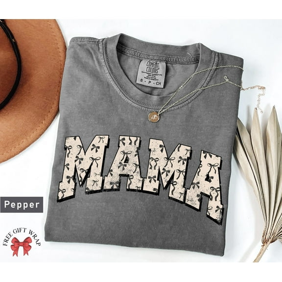 Simple Fit Coquette Mama T-Shirt, Gifts For Mother Day, Popular New Mom Shirt, Mama Clothing, Trendy Mama Streetwear, Vintage Mom Tee All Size S-5Xl