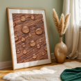 thumbnail image 5 of Rain on Walnut - Photography Water Abstract Nature Minimalist Oak Framed Wall Art Print 12 x 18 inches, 5 of 59