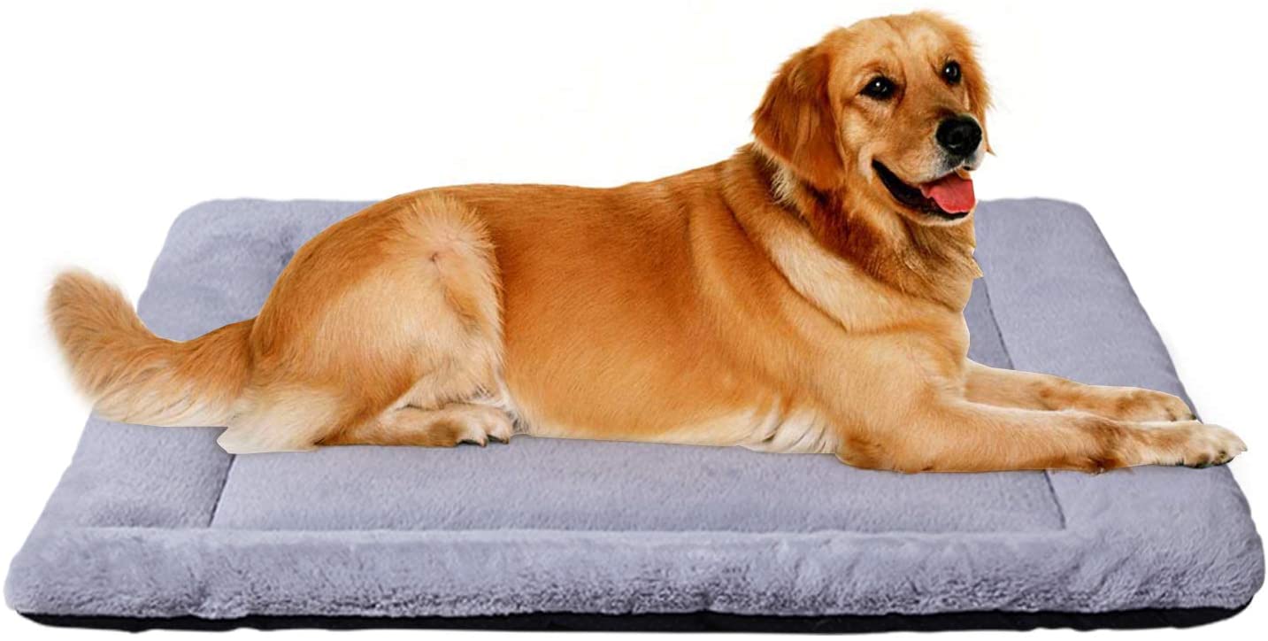 Super Soft Dog Cat Crate Bed Pillows Fluffy Pet Bed All SeasonMachine