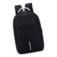 thumbnail image 2 of Mochila de viaje para ordenador portátil, mochila para libros, correa ajustable para el hombro, mochila informal, mochila para , Negro, 2 of 8