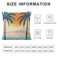 thumbnail image 6 of Nawypu Set of 2 Modern Tropical Pillow Covers Leaves Palm Tree Decorative Throw Pillow Cases Soft Outdoor Pillow Covers for Patio Sofa Couch Bedroom Home Decor, 6 of 6