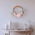 thumbnail image 2 of National Tree Company 19 Inch Artificial Wreath with Peony and Rose Blooms, Realistic Floral Decoration, 2 of 4