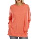 thumbnail image 1 of Sudadera para Mujer Cuello Redondo Sudaderas Moda Casual Sólido Manga Larga Blusa Tops Blusas Camisas Odeerbi ODB-5, 1 of 5