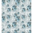 thumbnail image 3 of Ambesonne Floral Duvet Cover Sets, Swirls Daisy Bouquet, 2-Twin, Sky Blue Grey Apricot, 3 of 3