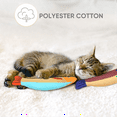 thumbnail image 6 of 3PCS Cats Chew Toys, Bite Cats Toys with Bell Inside, Plush Cartoon Kitten Teething mj1039, 6 of 6