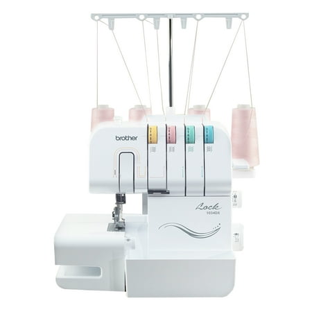 Brother 1034DX 3/4 Thread Serger with Differential Feed, 1,300 Stitches Per Minute and Color-Coded Threading (Best Serger Sewing Machine Review)