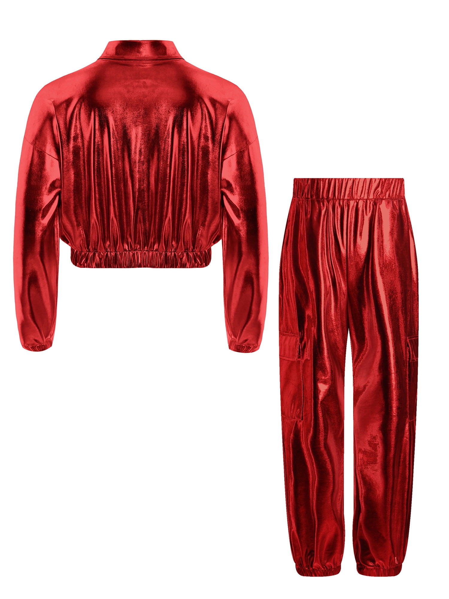 YiZYiF Dans outfit voor meisjes, glitter, jazz Latijns standaard
