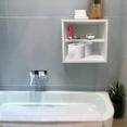 thumbnail image 3 of Buro Flotante Baño Mdf Anti Humedad Bocina Amarillo, 3 of 6