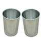thumbnail image 1 of 2 piezas de acero inoxidable, baño, cepillo de dientes, vaso, taza, taza de agua para el hogar, bebidas, taza de cerveza (plata, 180 ml), 1 of 5
