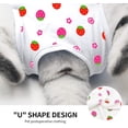 thumbnail image 4 of Traje de recuperación para gatos con heridas abdominales o enfermedades de la piel, para después de una cirugía, para evitar lamidos en las heridas, collar isabelino transpirable, 4 of 7