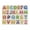 A, variant on Kids Wooden Peg Puzzles Set With Alphabet Numbers Fruits Animals And Vehicles It-100 Keyboard Poppet Family Finger Puppets Activity Cubes for Toddlers 1-3 Alphabet Games Board Game for Girls 4 Years