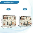 thumbnail image 4 of FORMRS 13"-13.3" Laptop Sleeve Protective Case Soft Carrying Quilted Computer Bag Cover, Cats Reading Pattern, 4 of 7