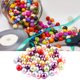 thumbnail image 2 of Kearding 100 Uds. Cuentas de perlas de cristal redondas de colores para collares, pendientes, pulseras, fabricación de joyas, accesorios de bricolaje Tela de costura y artesanía Kearding HA6202-00B, 2 of 6