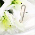 thumbnail image 3 of Women Brooch Pins Sweater Shawl Clips Faux Crystal And Pearl Brooches, 2 Styles Gold, Silver (8 Pieces), 3 of 4