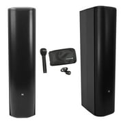 JBL CBT 70J-1 500w Black Wall Mount Line Array Column Speaker + Extension + Mic