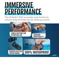 thumbnail image 2 of H2O Audio Sonar 2 PRO Waterproof Bone Conduction Headphones for Swimming – Open-Ear Underwater IPX8 Waterproof - MP3 Player with Playlist+ App for Bluetooth Streaming - 10 Hour Battery Life, 2 of 9