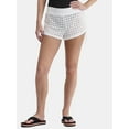 thumbnail image 2 of No Boundaries Crochet Swim Coverup Shorts, Women's, 2 of 6