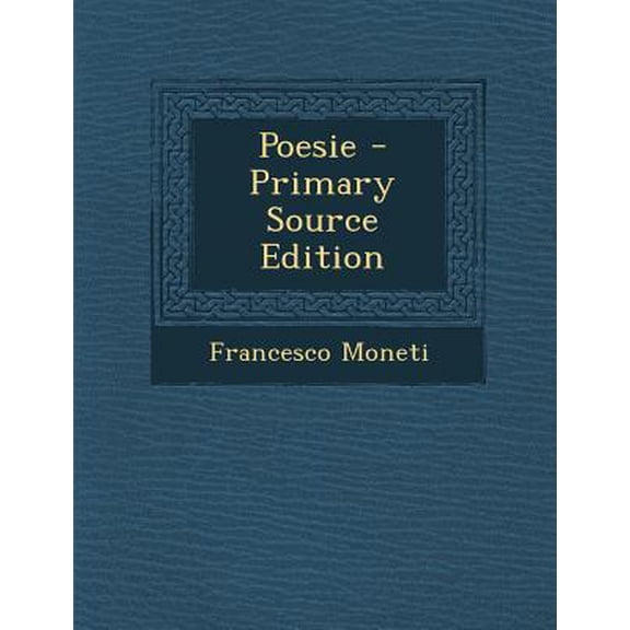 Poesie (Paperback)