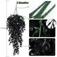 thumbnail image 3 of RBCKVXZ Fall Artificial Flowers - Black Thanksgivings Outdoor Hanging Vine Plants 29" Faux Hanging Wall Plants Fake Ivy Room Decor Home Garden Wedding Party Indoor Outdoor Decorations, 3 of 9