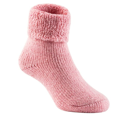 

Lian LifeStyle Women s 6 Pairs Extra Thick Wool Boot Socks Crew Plain Size 6-10 LK1602 (Pink)