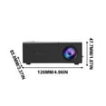 thumbnail image 2 of AZXY Mini Projector with Wifi Bluetooth,4k Projectors,Smart Projector Tv,Cheap Wifi Projector with Speakers for Phone Outside, 2 of 5