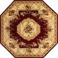thumbnail image 1 of Unique Loom Versailles Medallion Motif Rug 7' 11 x 7' 11 Octagon Burgundy/Ivory, 1 of 2