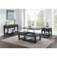 thumbnail image 2 of Yves Rubbed Charcoal Wood 3-piece Occasional Set, 2 of 13