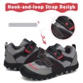 thumbnail image 5 of Mishansha Kids Hiking Shoes Boys Girls Sneakers Tennis Shoes Toddler Slip on Running Sports Gym Gray 11.5 little_kid, 5 of 7