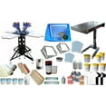 thumbnail image 1 of INTBUYING 4 Color 4 Station Screen Printing Press Kit Machine Equipment Silk Screen Printing Kit, 1 of 6