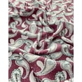 thumbnail image 4 of Minerva Viscose Twill Fabric Magenta - per yard, 4 of 6