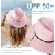 thumbnail image 3 of Women Straw Panama Hat Travel Fedora Beach Sun Hat Summer Wide Brim Straw Roll up Hat UPF 50+, 3 of 5