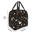 thumbnail image 3 of Sikiie Animal Koi Fish Lunch Bag for Women & Men Adult Insulated Lunch Box, Food Lunch Containers Lunch Tote Bags for Work, Travel, Outdoor, 3 of 8