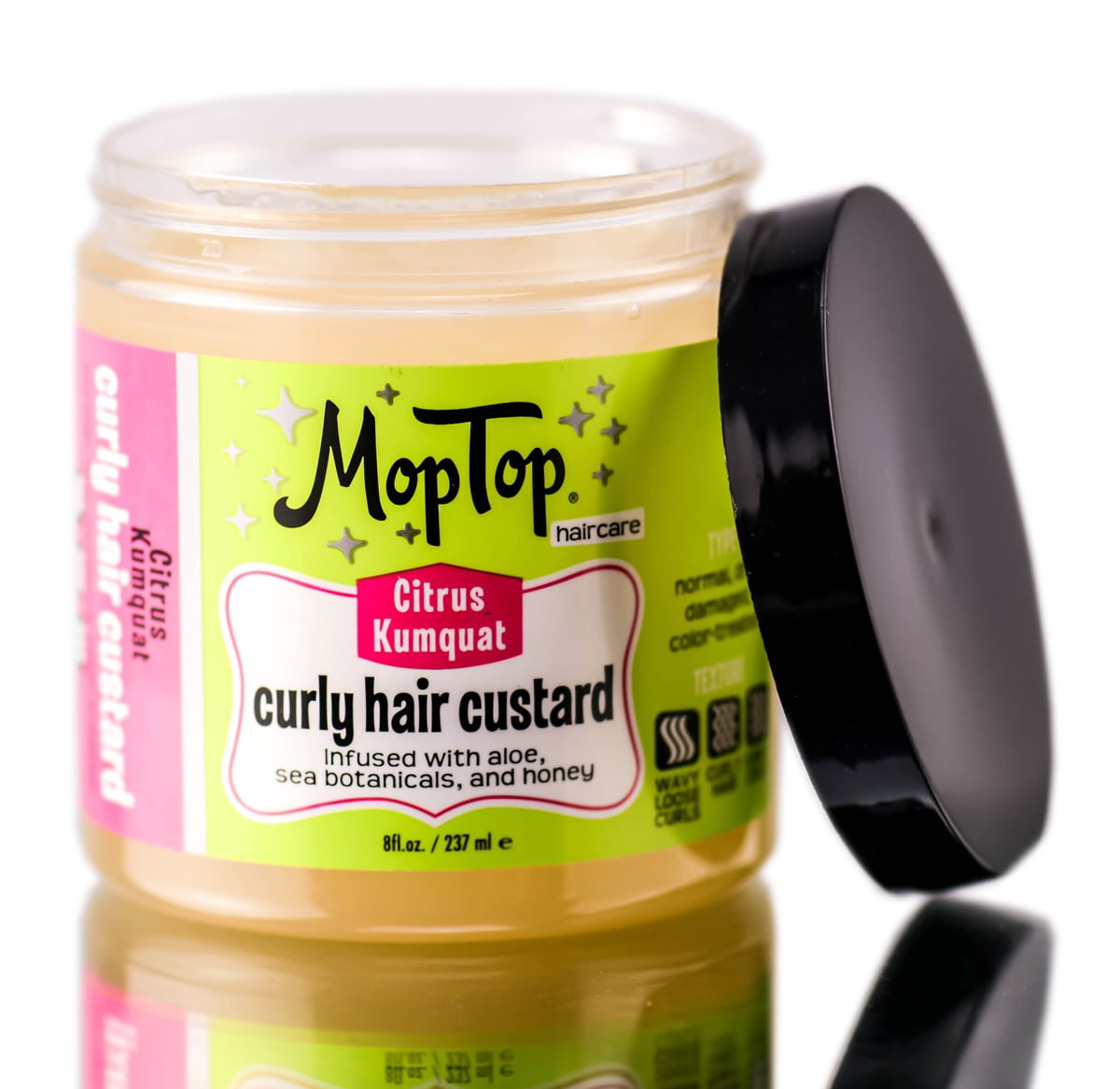 MopTop Citrus Kumquat Curly Hair Custard (Size : 8 oz) 
