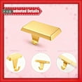 thumbnail image 2 of Weighted Metal Christmas Stocking Holders with Protective Pads | Low-Profile Stocking Hangers for Mantle, TV Stand & Staircase | 1-Pack, 2 of 3