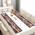 thumbnail image 2 of Pioneer Flower Floral Print Pattern Summer Placemats Table Placemats Set Of 6-Linen Kitchen Washable Placemats Table Mats 12x18 Inch Non-Slip Heat Resistant, 2 of 5