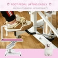 thumbnail image 4 of PawHut Table de Toilettage pour Chiens Réglable en Hauteur Rose, 4 of 10