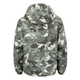 thumbnail image 5 of Luwomo Jackets for Womens Camo Jackets Lightweight Long Sleeve Hooded Windproof Outdoor Sport Coat Hiking Travel Daily Wear Tops Khaki1,L, 5 of 5