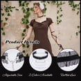 thumbnail image 4 of 4Pcs 2 Colors Gothic Ruffled Lace Choker Necklaces for Women Mixed Color 12.01 inch(30.5cm) 2pcs/color, 4 of 6