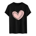 thumbnail image 3 of hotojiny Valentine's Day Shirts for Men Summer Short Sleeve Cute T-Shirt Lightweight Crew Neck Printed Beach Tops, 3 of 4