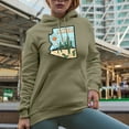 thumbnail image 2 of Distressed Retro Arizona, Desert Vibes - US State Themed Merch Gift, Sand Hooded Sweatshirt or Hoodie, 2XL, 2 of 5