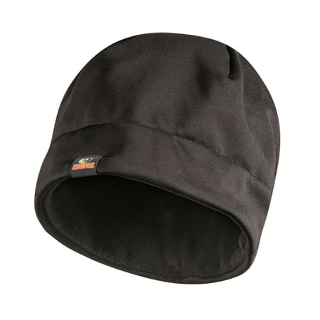 Mossy Oak Men s Black Fleece Beanie Hat One Size Fits Most Adult