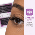thumbnail image 3 of Individual Cluster Lashes DIY Eyelash Extensions, Soft Wispy Look, Natural Volume Finish, Comfortable Lightweight Lash Clusters for Home Use  Lightweight Synthetic Fibers, Easy to Apply Lash Cluster, 3 of 6