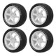thumbnail image 5 of Neumáticos RC De Goma De Plástico De Plástico Premium, Piezas De Juguetes De Reemplazo De Reemplazo De Deriva De Acrobabilidades Duraderas A Prueba De Desgaste Para Automóviles, 5 of 7