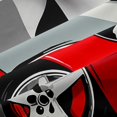 thumbnail image 5 of Manfei Red Sports Cars Kitchen Curtains,Classic Racing Print Black Out Curtains Pack of 2 (42x63 Each), 5 of 7