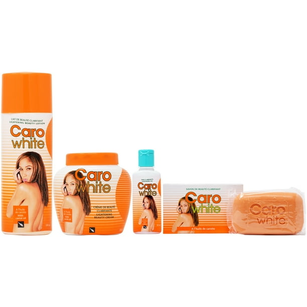 Caro White Set (Lotion + Cream 16.9 Oz + Oil 1.7 Oz + Soap Caro White Set (Lotion + Cream 16.9 Oz + Oil 1.7 Oz + Soap