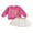 Rose Red, variant on Toddler Kids Girl Fall Outfit 6 12 18 24 Months 2T 3T 4T Bow Embroidery Long Sleeve Sweatshirt with A Line Tulle Skirt Clothing Set