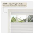 thumbnail image 3 of Cordless Cellular Pleated Window Shades - 31 Inch Width, 64 Inch Length - White - Light Filtering Top-Down Honeycomb Pull Down Blinds for Windows and Skylights by Achim Home Decor, 3 of 6