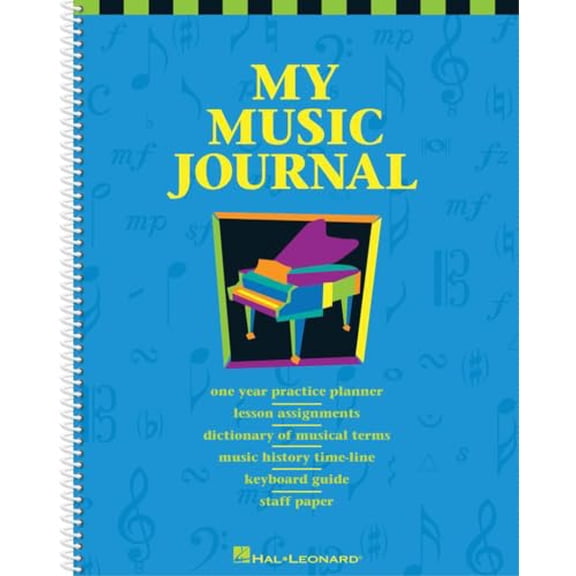 Pre-Owned My Music Journal - Student Assignment Book: Hal Leonard Student Piano Library (Spiral-bound) 079357966X