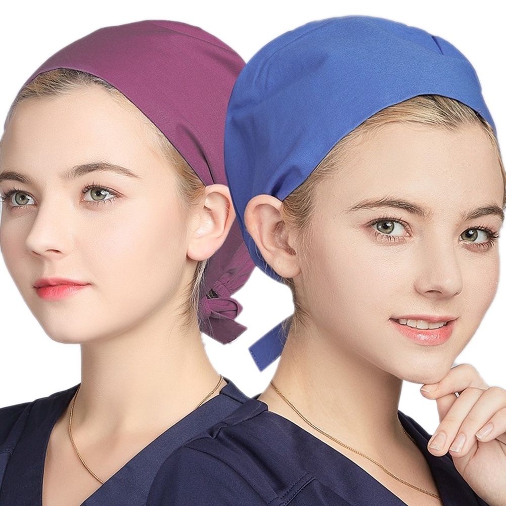 Men Women Scrub Cap Adjustable Doctor 
