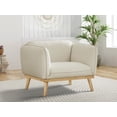 thumbnail image 2 of Meridian Furniture Nolita Cream Boucle Fabric Chair, 2 of 3